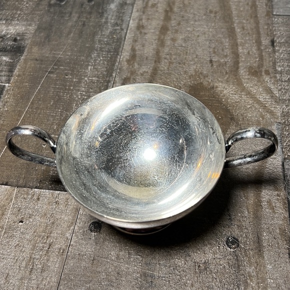 VINTAGE BENEDICT SILVER PLATE BMC CREAM SUGAR SET - Picture 6 of 7